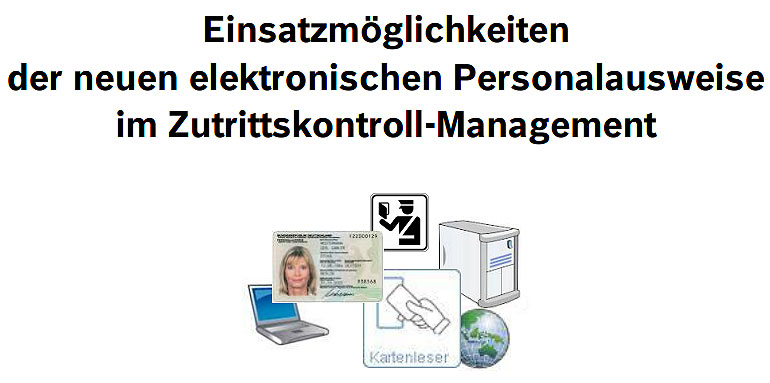 Einsatzmöglichkeiten der neuen elektronischen Personalausweise im Zutrittskontroll-Management 